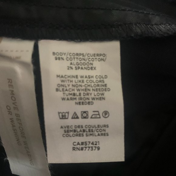 NWT ANN TAYLOR THE BOARDWALK SHORT MID RISE STRETCH BERMUDA SHORTS NAVY BLUE 2 - Picture 10 of 11